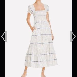 Tory Burch smocked midi dress